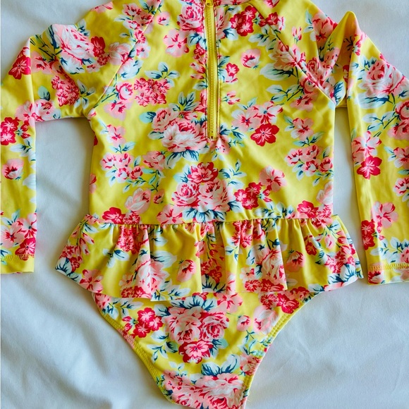 Nichole Miller Rash Guard Bathing Suit, 18-24 Months - Picture 4 of 4